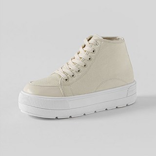 ChakanShoes 女款高筒厚底帆布鞋 SNLTR3e221