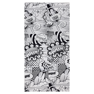 MEGA 美高 防曬冰感多功能魔術頭巾 黑色 + 白色