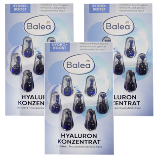dm Balea 芭樂雅 KONZENTRAT HYALURON 玻尿酸保濕膠囊, intensive Feuchtigkeit, 3件