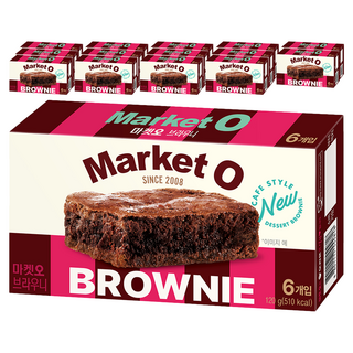 Market O 布朗尼 6入, 120g, 15個