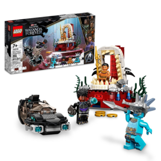 LEGO 樂高 漫威超級英雄系列 國王納摩的王座廳 King Namor’s Throne Room 76213 7歲以上, 1盒