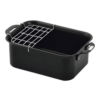 珍珠金屬 IH適用 矩形天婦羅鍋, 19cm, HB-6823, 1個