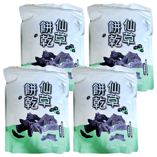 吸仙草 仙草豆腐餅乾 無添加防腐劑 清香爽口 台灣製造, 4包, 150g