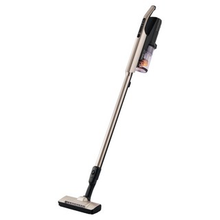 HITACHI 日立 免紙袋無線型充電式直立吸塵器, 總重僅1.5公斤, 3D斜流風扇, 防纏毛刷, 二合一隙縫刷頭, 手持毛刷, PV-XL2KT CG, 香檳金