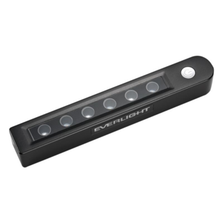 EVERLIGHT 億光光感應馬桶UV-C LED抑菌燈, 紫外線殺菌, USB充電, 152.4*25.4*21MM, 黑色, 1盒