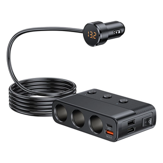 E Store 一拖三車用點煙器擴充座, 3孔, 1組