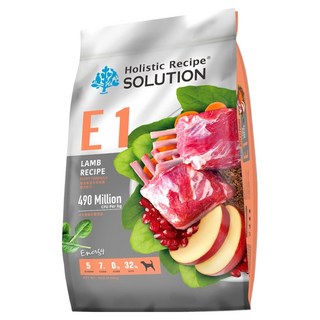 Holistic Recipe SOLUTION 耐吉斯 幼犬用無穀配方乾糧 E1, 活力羊肉餐, 9.98kg, 1袋