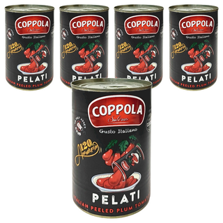 COPPOLA 柯波拉 天然無加鹽去皮整粒番茄, 400g, 5罐