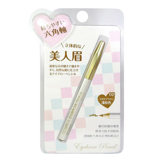 台灣 COSMOS 六角眉筆 1.29g, 02 淺棕色, 1件