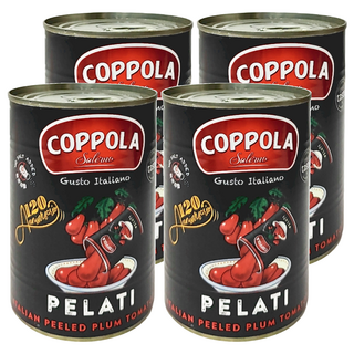 COPPOLA 柯波拉 天然無加鹽去皮整粒番茄, 400g, 4罐