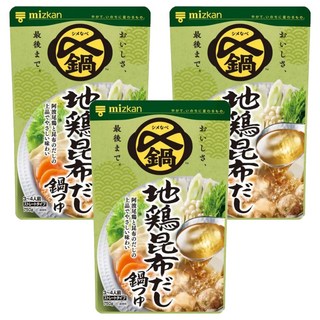 mizkan 味滋康 雞昆布鍋高湯, 750g, 3包