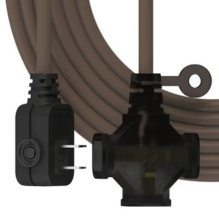 PowerWork 動力工廠 1對3座耐熱動力軟線 CT-2031S, 15m, 沙色, 1條