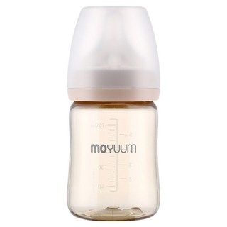 MOYUUM PPSU多合一兩用吸管奶瓶 0歲以上適用, 米色, 170ml, 1盒