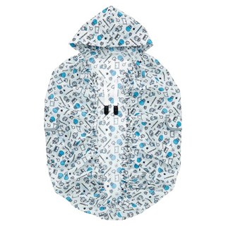 Skater 兒童防雨罩嬰兒背巾 RAC1, 哆啦A夢 白色