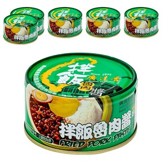 廣達香 拌飯魯肉醬 肉質軟嫩 香而不膩 慢火燉煮, 120g, 6罐