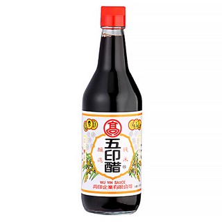 高記 調理五印醋 100%純米麥釀造, 520ml, 1瓶