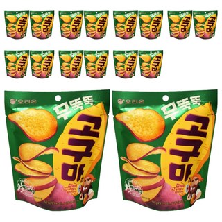 오리온 무뚝뚝 고구마칩, 56g, 16개