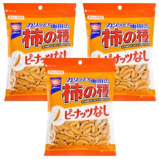 龜田製菓 柿之種 無花生, 100g, 3包