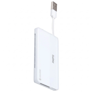 RASTO RT4 超薄型晶片ATM + 記憶卡複合讀卡機, E-PCE136, 1個