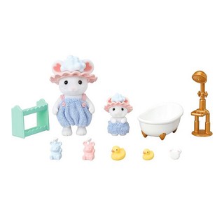 EPOCH Sylvanian Families 森林家族 棉花糖鼠泡泡洗澡組, 1盒