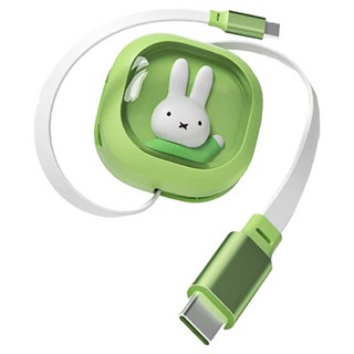 Mipow Miffy Type C-Type C 傳輸線, 1.2m, 綠色, 1條
