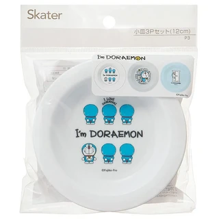 Skater 卡通小碟子3入組 12cm, 哆啦A夢, 1組