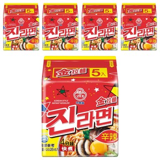 OTOKI 不倒翁 金拉麵 辣味 120g, 25包