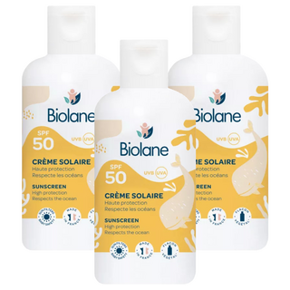 法貝兒寶寶防曬水潤乳液SPF50 125ml, 3罐