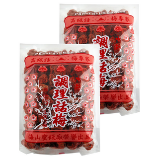 海山 本中紅 調理話梅, 500g, 2包