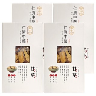仁濟中藥 甘草 安心無防腐, 100g, 4盒