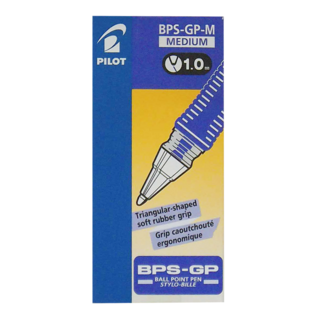 PILOT 百樂 舒寫筆 1.0 BPS-GP-M 藍色 12支, 1盒