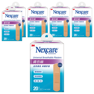 3M Nexcare PE系列 膚色繃帶, 20片, 6盒