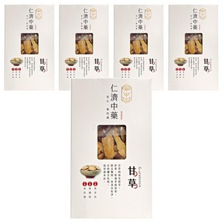 仁濟中藥 甘草 安心無防腐, 100g, 5盒