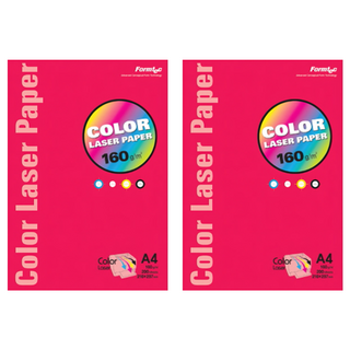 Formtec 彩色雷射專用影印紙 160g, A4, 400張