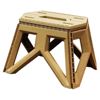 可折疊矮凳, 卡其色, 1個