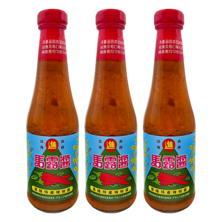 丸進 辣椒醬 基隆特產馬露醬, 360g, 3瓶
