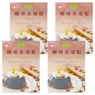 新光洋菜 咖啡果凍粉, 100g, 4盒