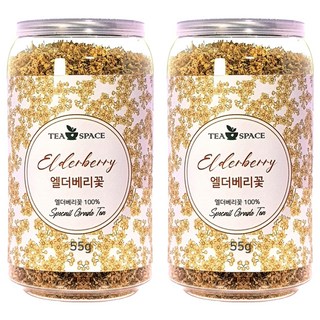 接骨木花茶, 55g, 1入, 2個