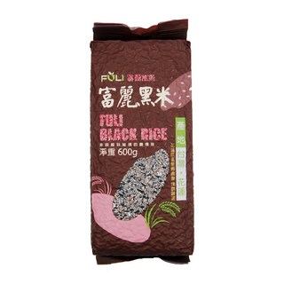 富里鄉農會 富麗黑米，台灣花蓮富里鄉產，600g, 1包