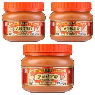 老北京花生芝麻拌芝麻醬, 420g, 3個