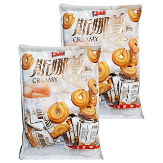 盛香珍 斯娜普蛋酥, 500g, 2袋