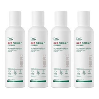 Dr.G 男士專用Red Blemish多效舒緩化妝水, 200ml, 4個