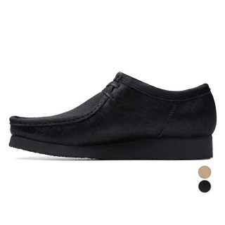 Clarks 男女通用 Wallabee Hair On 沿條縫製鞋 2617