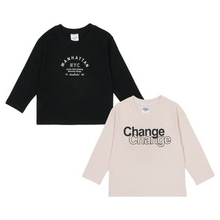 Rainbow Kids 兒童曼哈頓變色長袖T恤2件組
