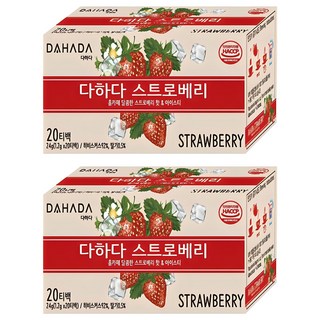 다하다 스트로베리, 1.2g, 20개입, 2개