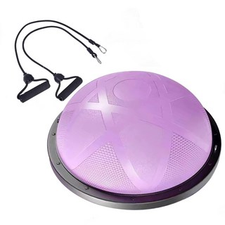 MICHAEL FITNESS 麥克健身 波速球 58cm + 拉力繩 紫色 1組