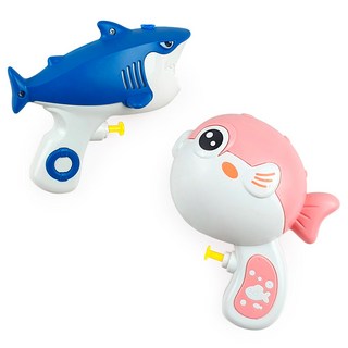 애들랜드 물총 2종 세트, 피쉬 + 샤크, 1세트
