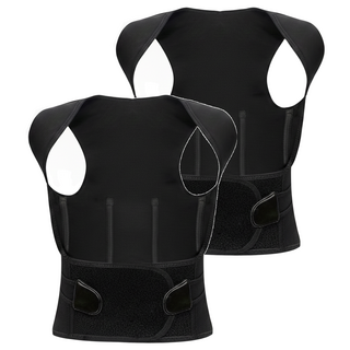 防駝背背心 黑色, 2個