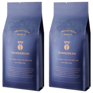 WANNABEAN 印尼曼特寧G1咖啡豆, 未研磨, 1公斤, 2包