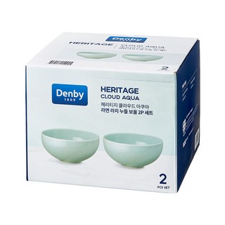 덴비 헤리티지 누들 보울 라지, 클라우드 아쿠아, 2개